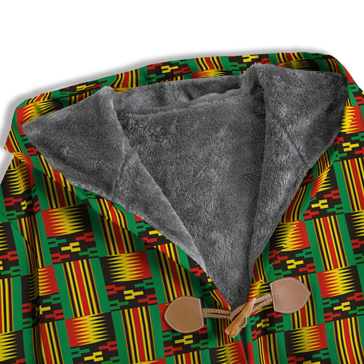 Pattern Kente Print Men's Windbreaker Jacket-grizzshop