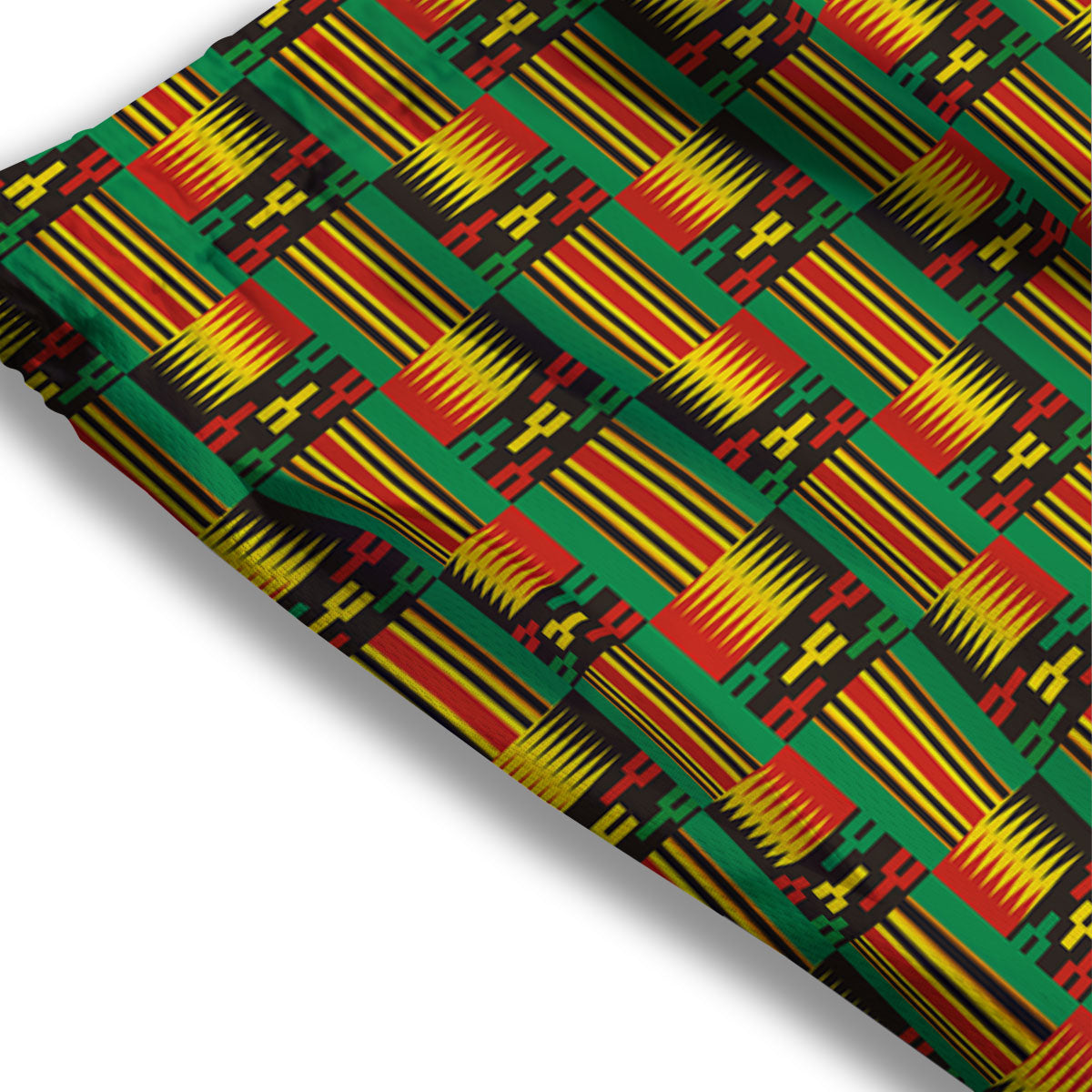 Pattern Kente Print Mesh Shorts-grizzshop