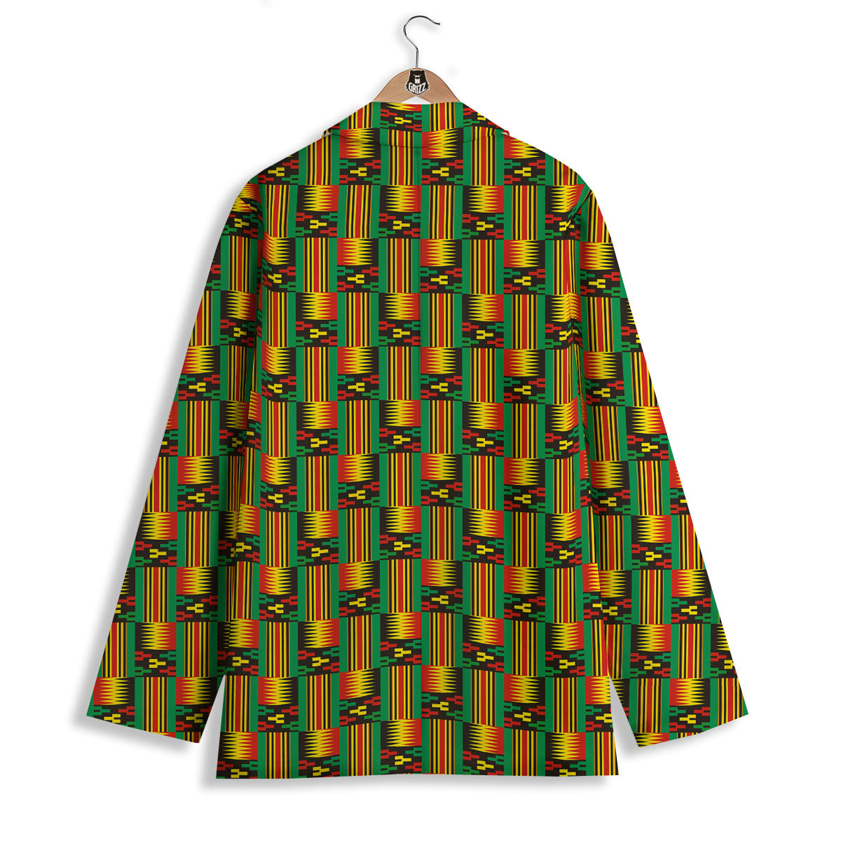 Pattern Kente Print Women's Blazer-grizzshop