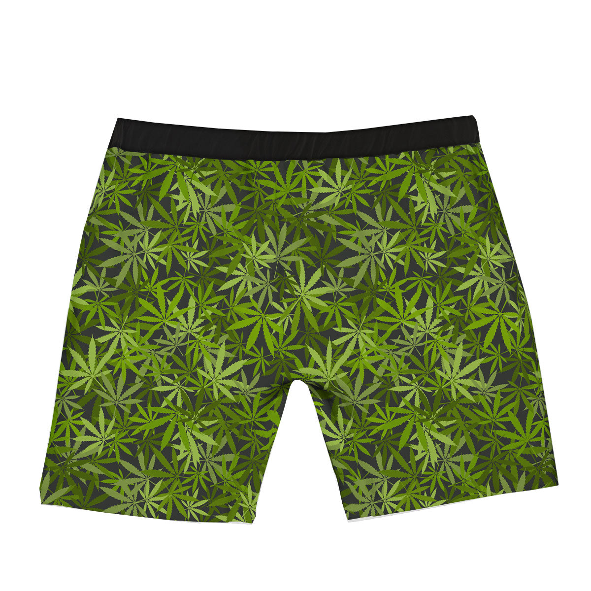 Pattern Leaf Marijuana Print Boxer Briefs-grizzshop