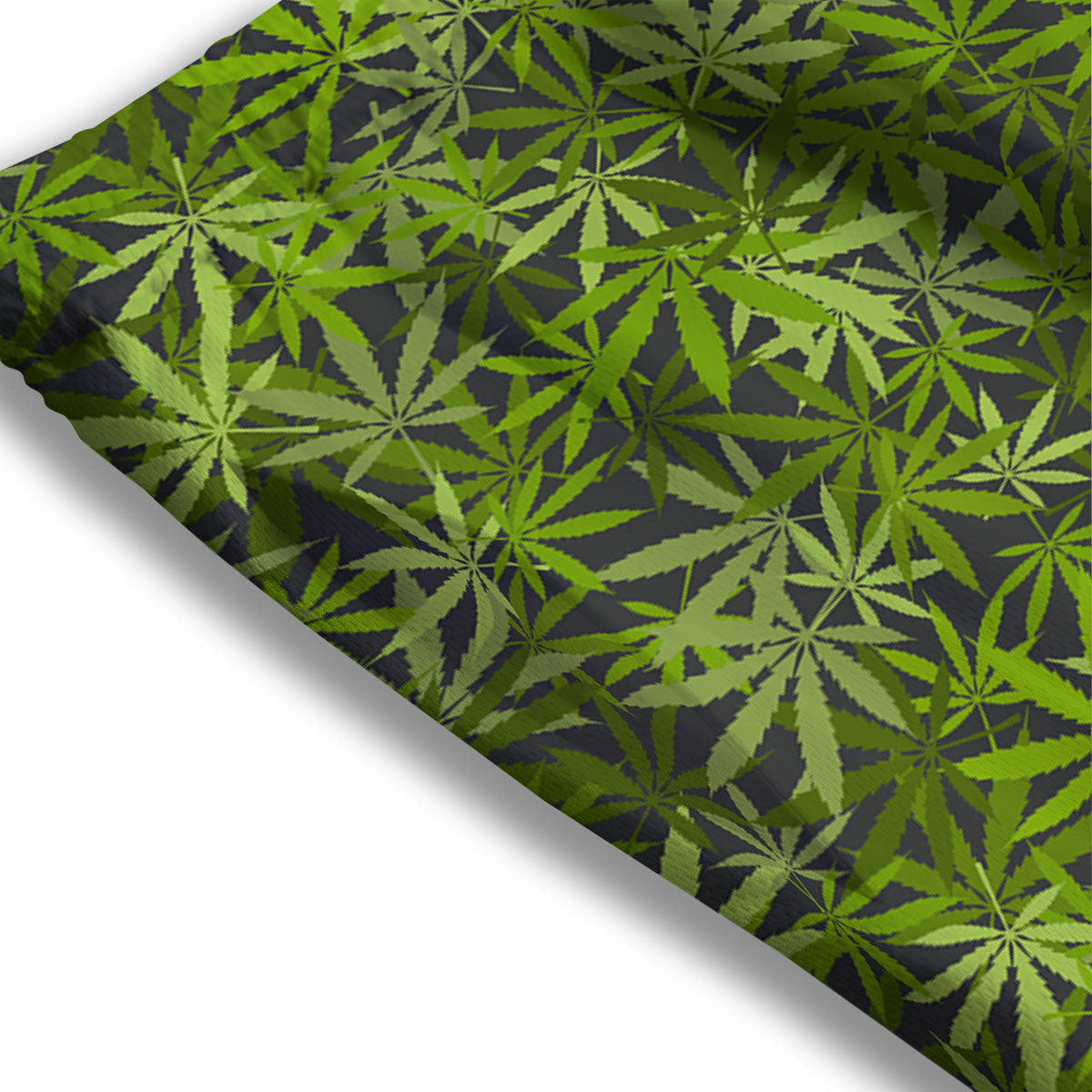Pattern Leaf Marijuana Print Mesh Shorts