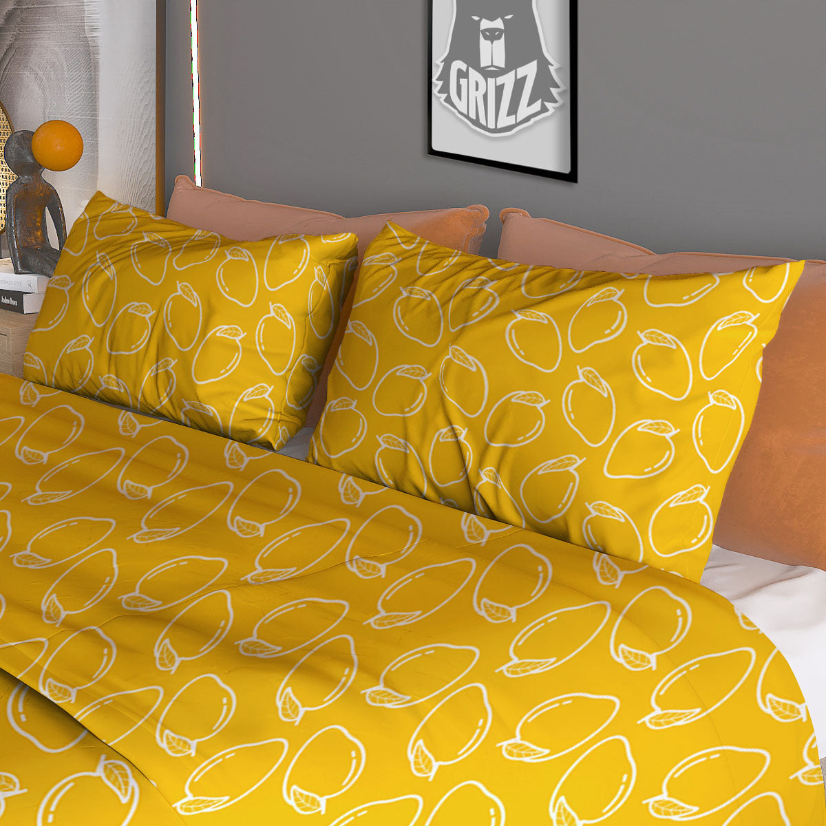 Pattern Mango Print Duvet Cover Bedding Set-grizzshop