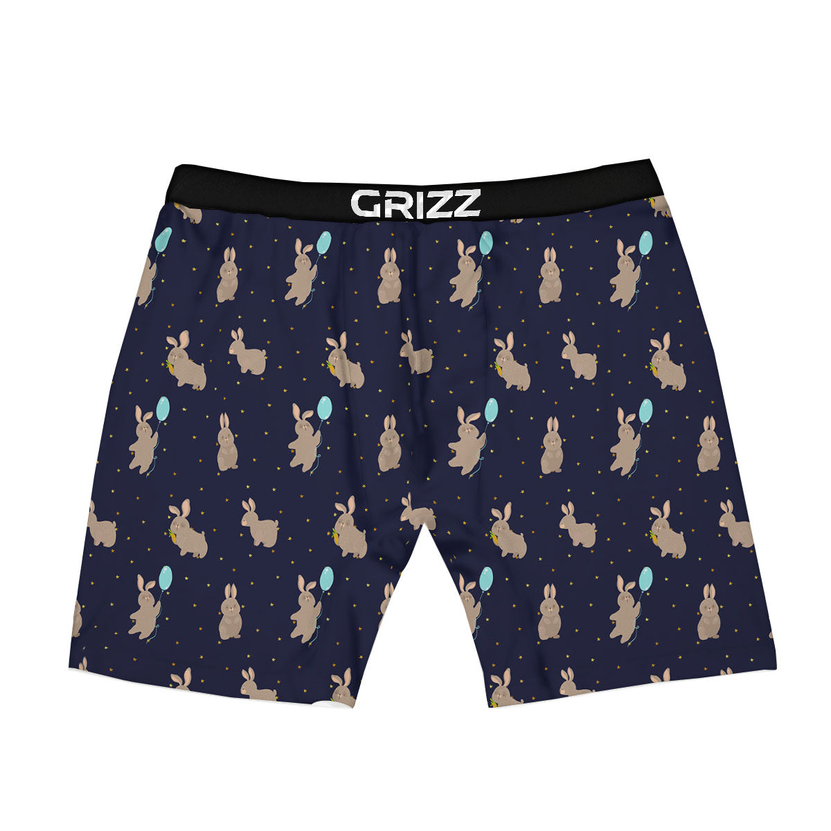 Pattern Mini Rabbit Print Boxer Briefs-grizzshop