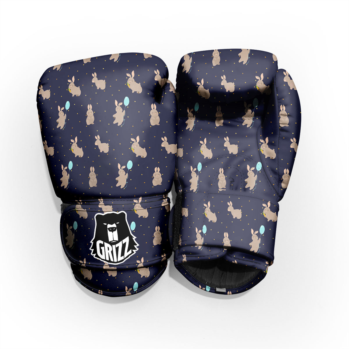 Pattern Mini Rabbit Print Sparring Gloves-grizzshop