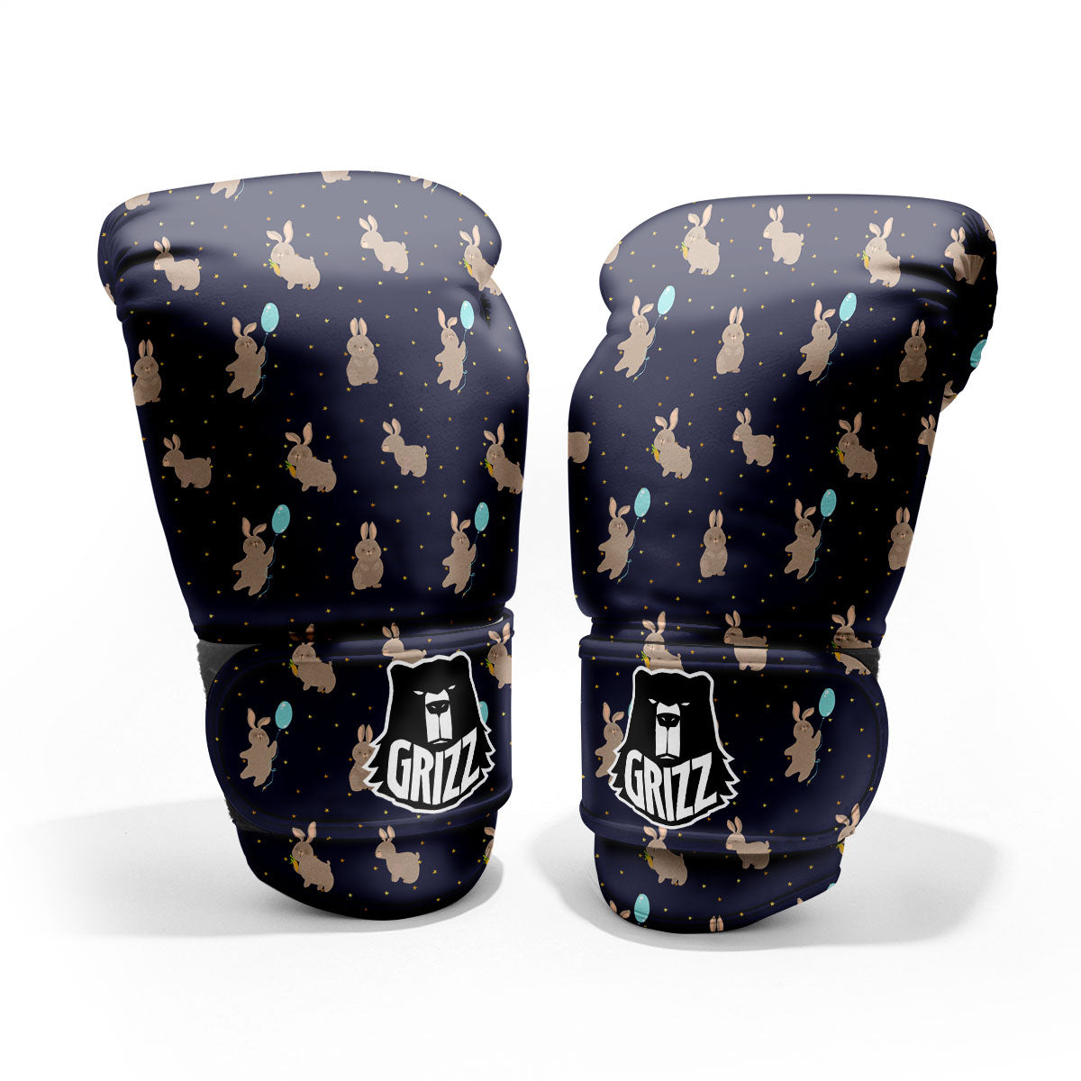 Pattern Mini Rabbit Print Sparring Gloves-grizzshop