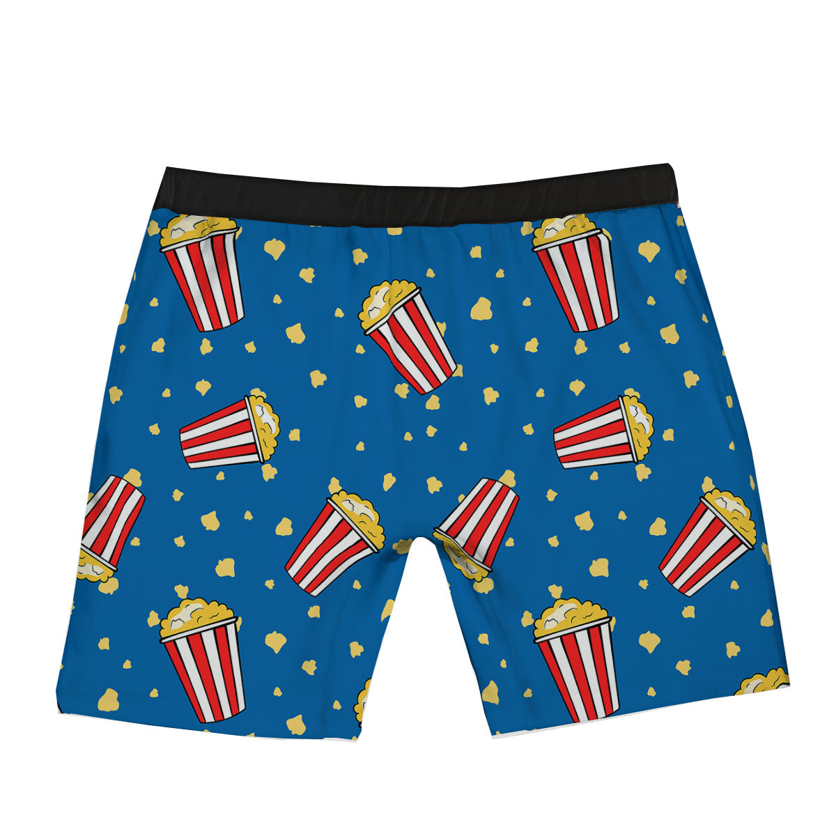 Pattern Popcorn Print Boxer Briefs-grizzshop