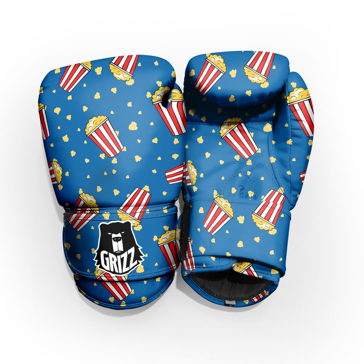 Pattern Popcorn Print Sparring Gloves-grizzshop