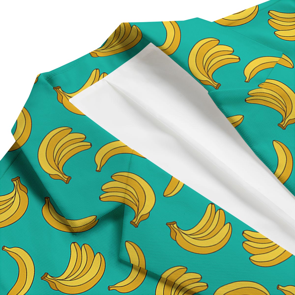 Pattern Print Banana Men's Blazer-grizzshop