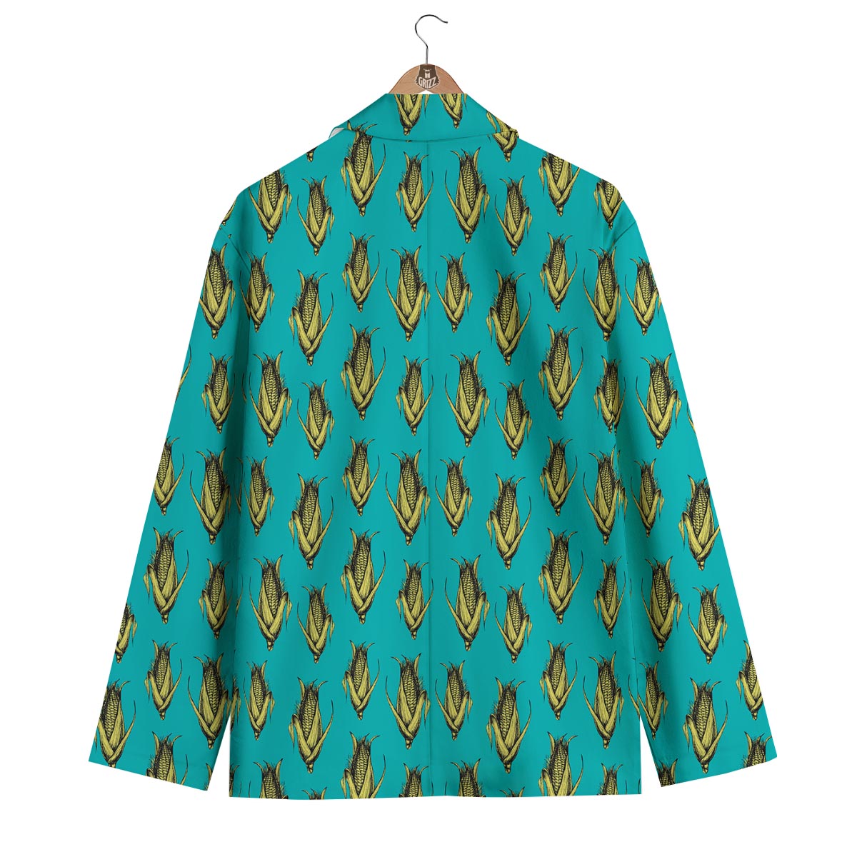 Pattern Print Corn Men's Blazer-grizzshop