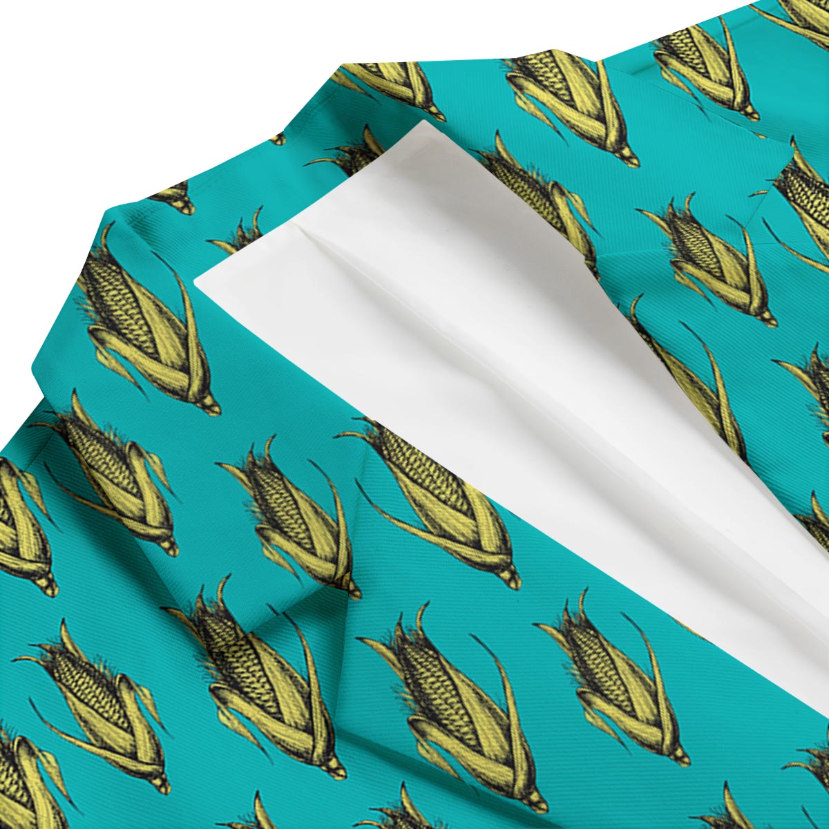 Pattern Print Corn Men's Blazer-grizzshop