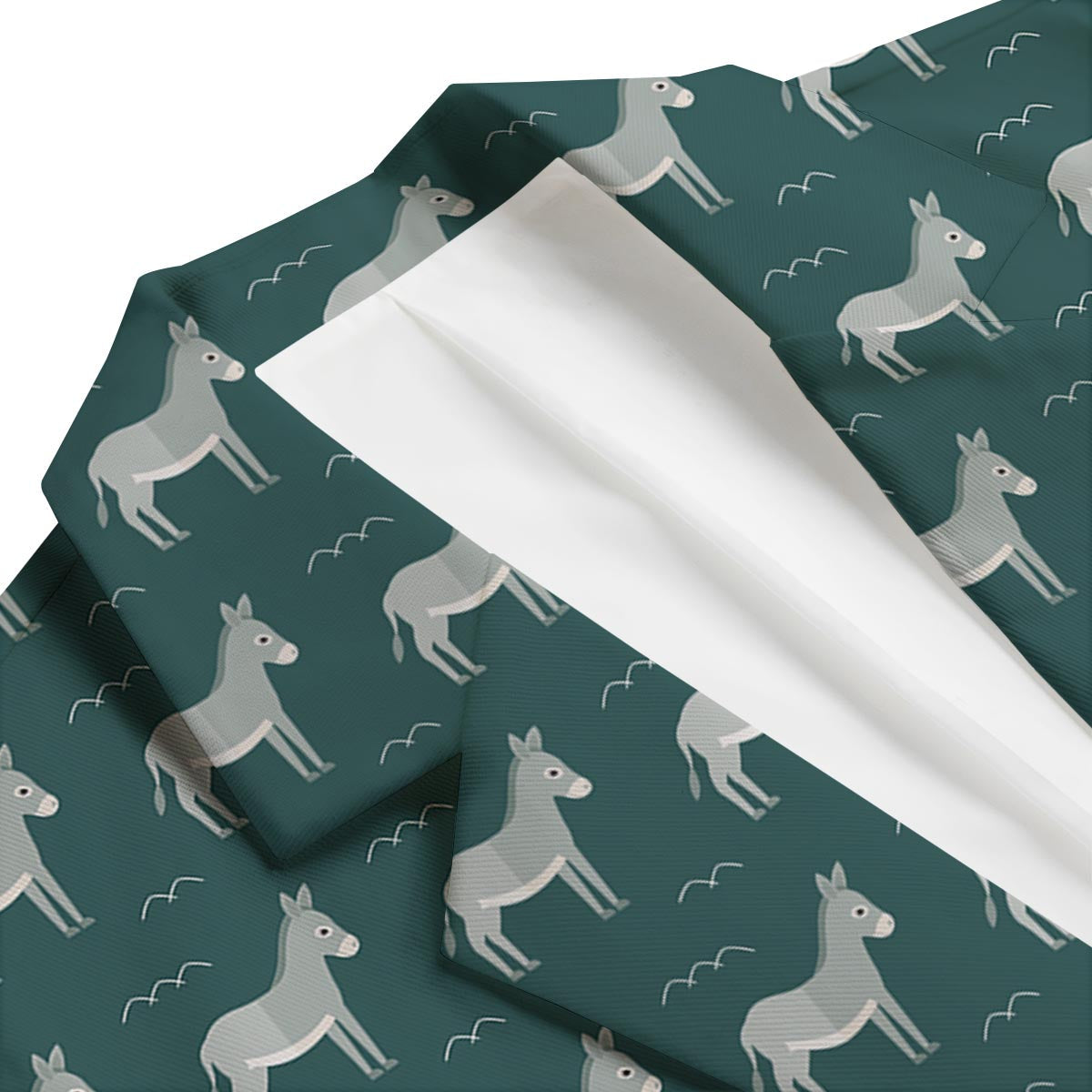 Pattern Print Donkey Men's Blazer-grizzshop