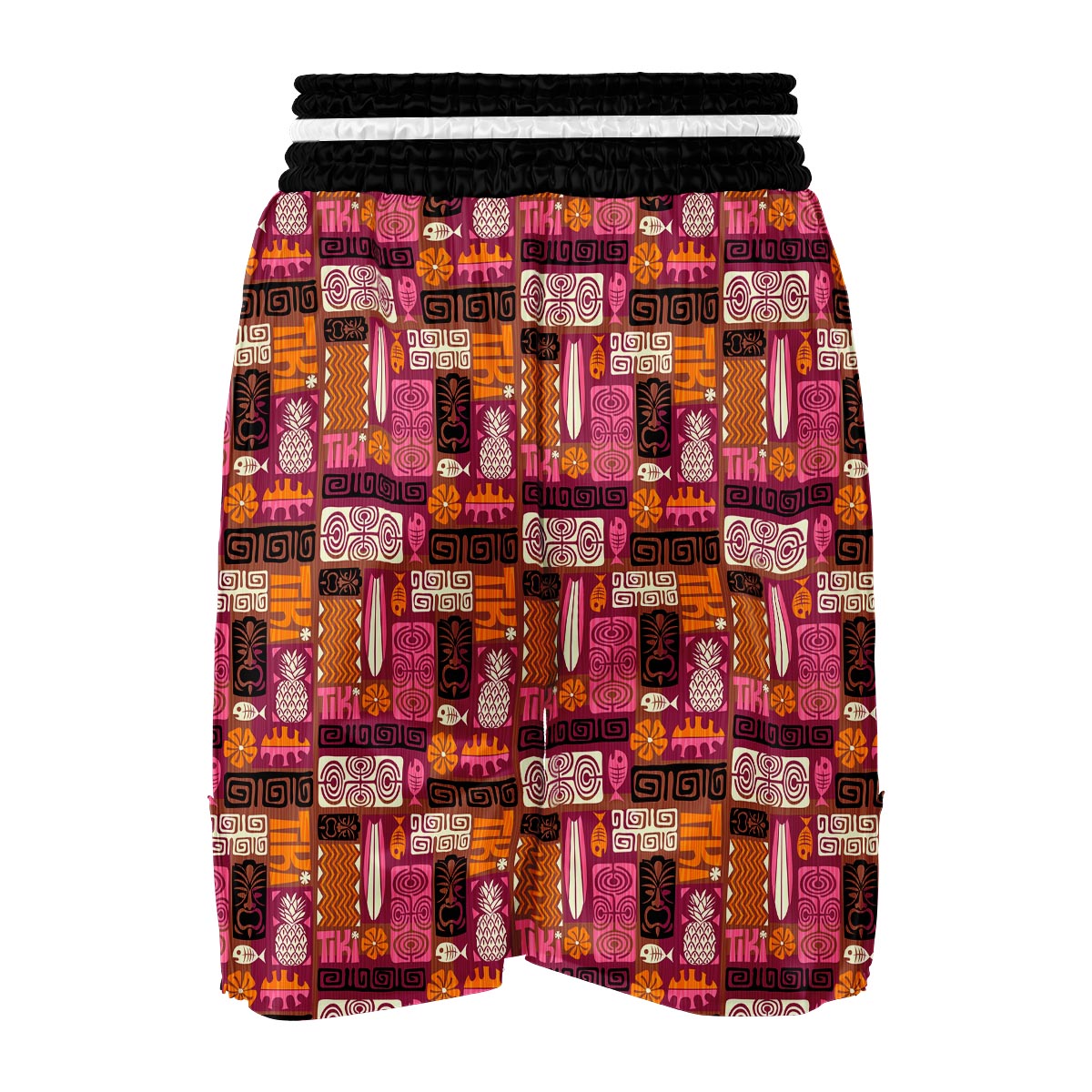 Pattern Print Ethnic Boxing Shorts-grizzshop