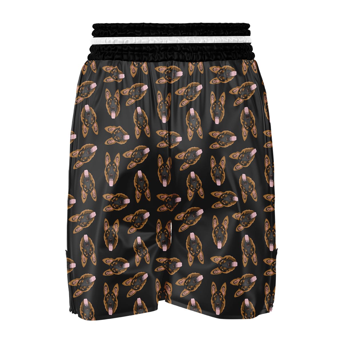 Pattern Print German Shepherd Boxing Shorts-grizzshop