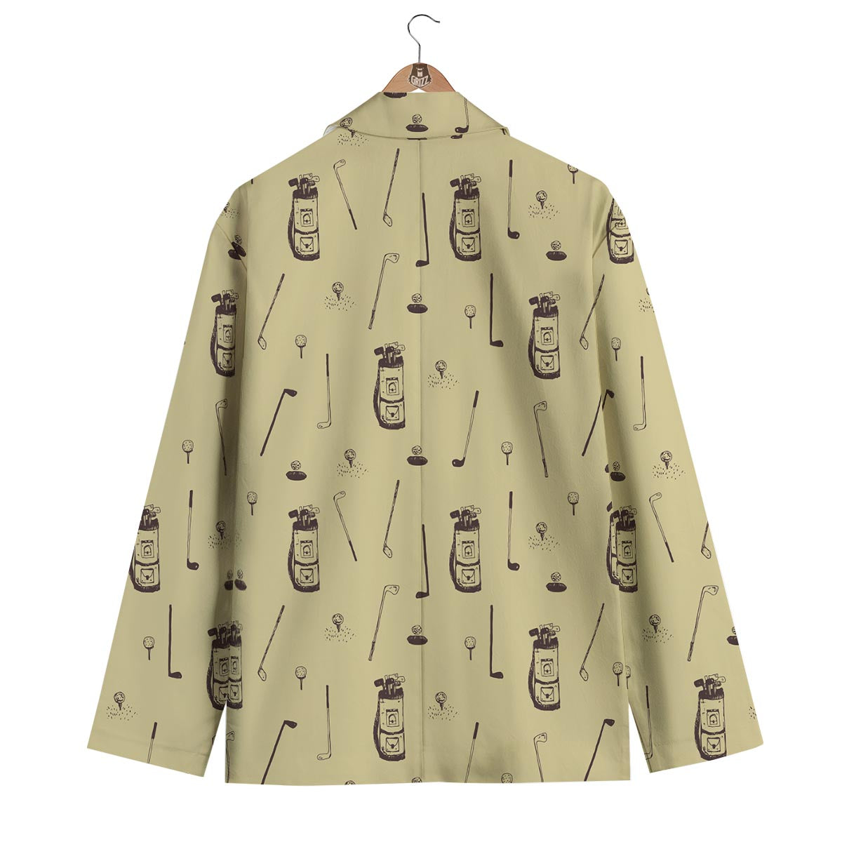 Pattern Print Golf Men's Blazer-grizzshop