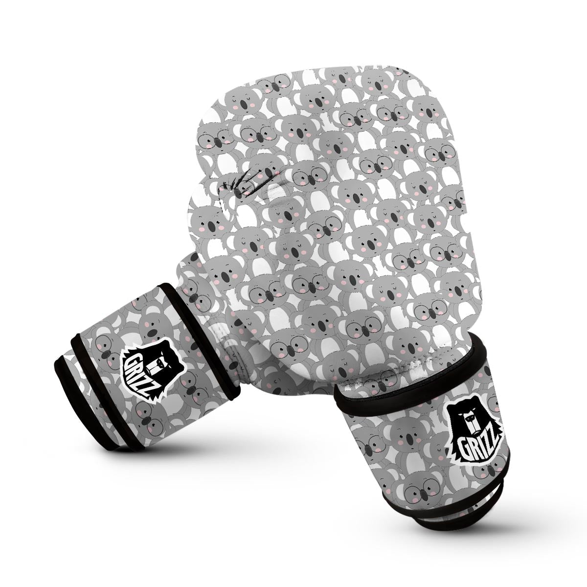 Pattern Print Koala Boxing Gloves-grizzshop