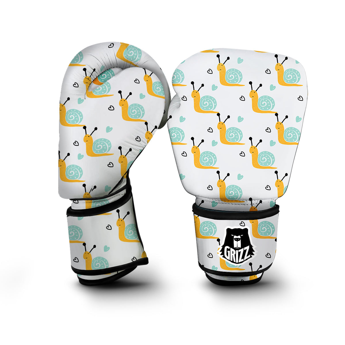 Pattern Print Snail Boxing Gloves-grizzshop