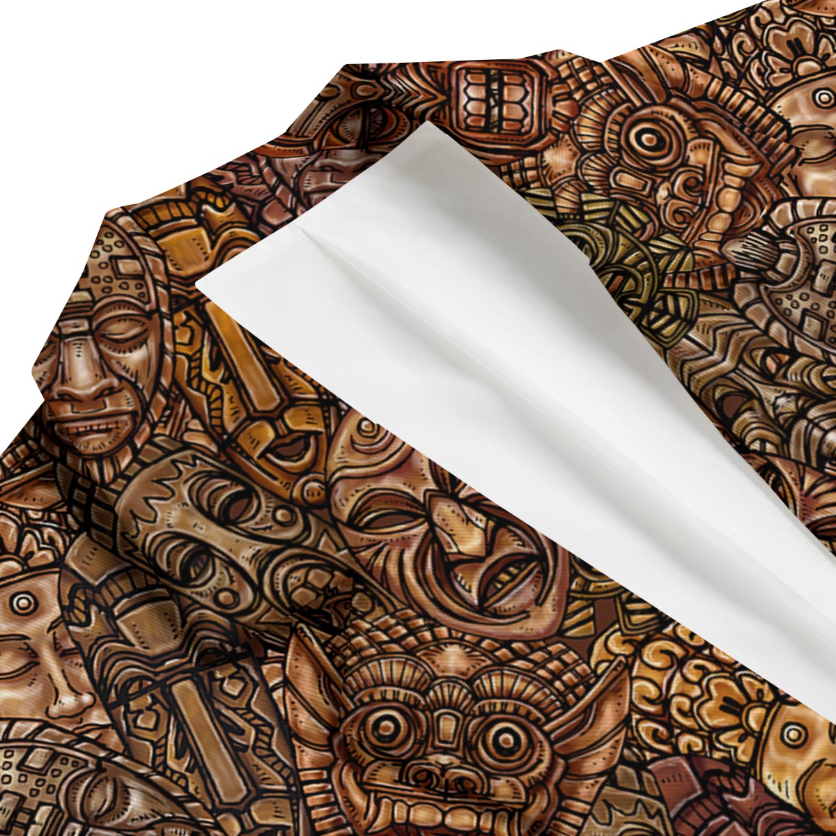 Pattern Print Totem Men's Blazer-grizzshop