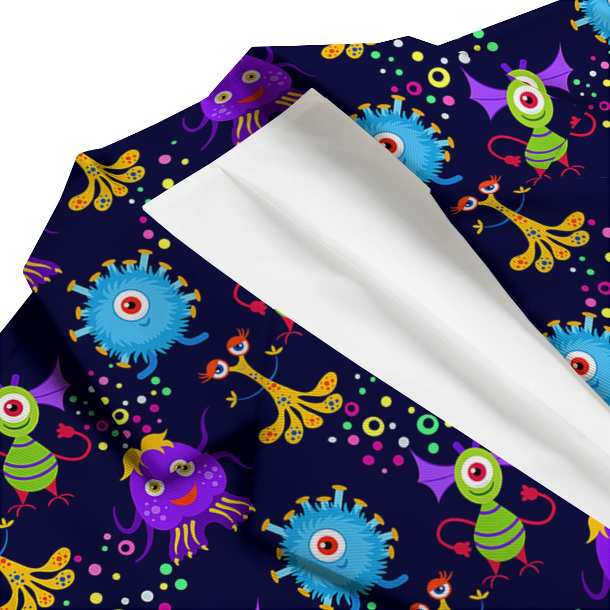Pattern Print Ufo Alien Men's Blazer-grizzshop