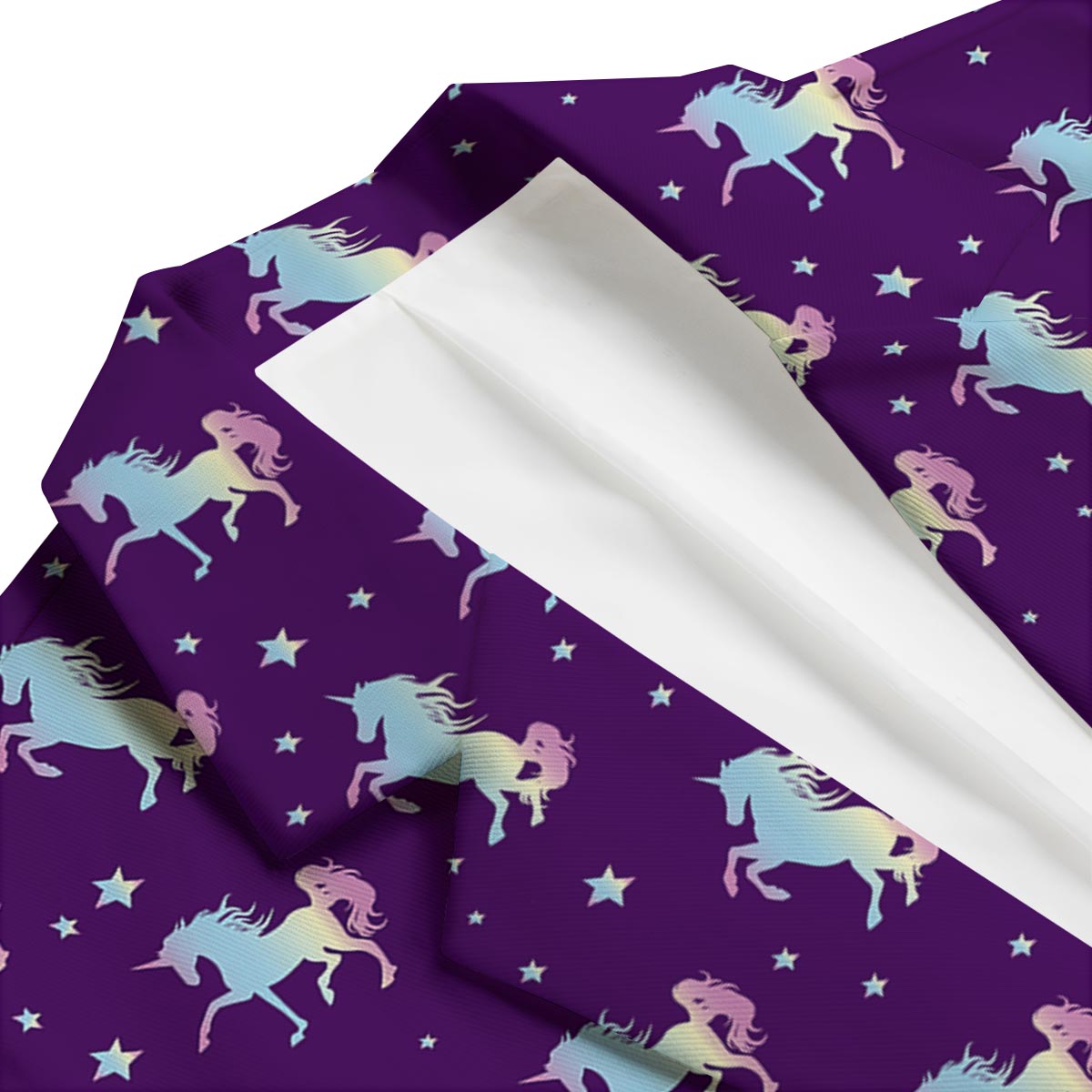 Pattern Print Unicorn Men's Blazer-grizzshop