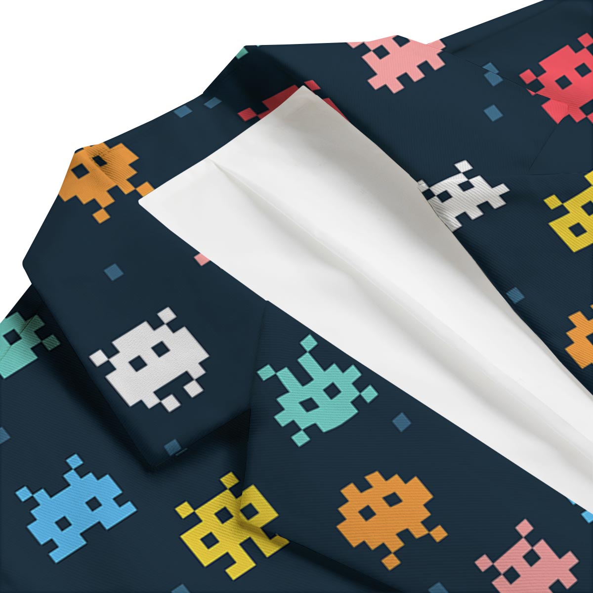 Pattern Print Virus Bacteria Men's Blazer-grizzshop