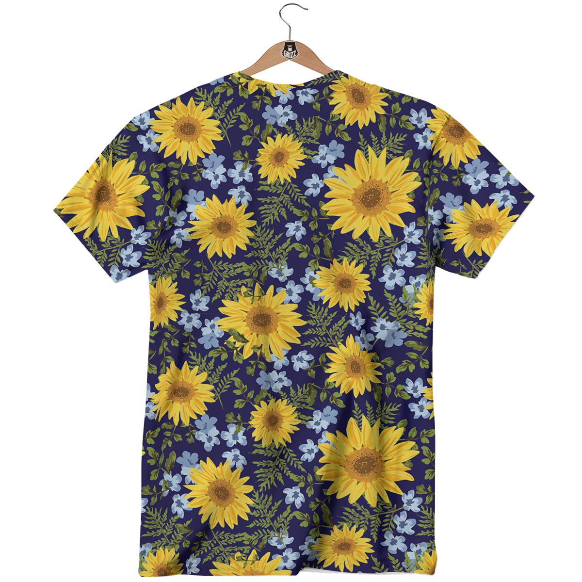 Pattern Sunflower Print Pattern T-Shirt-grizzshop