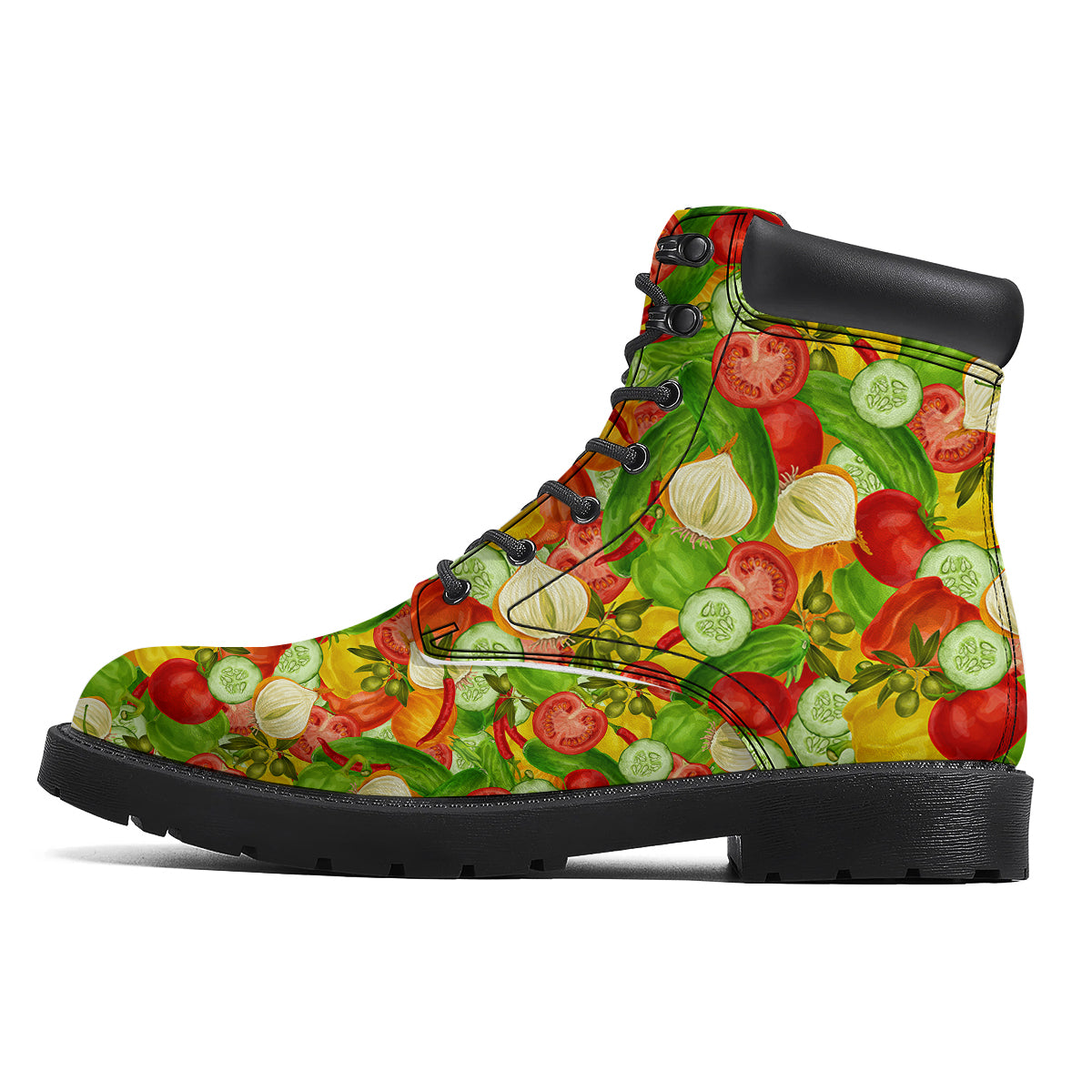 Pattern Vegan Print Pattern Boots-grizzshop