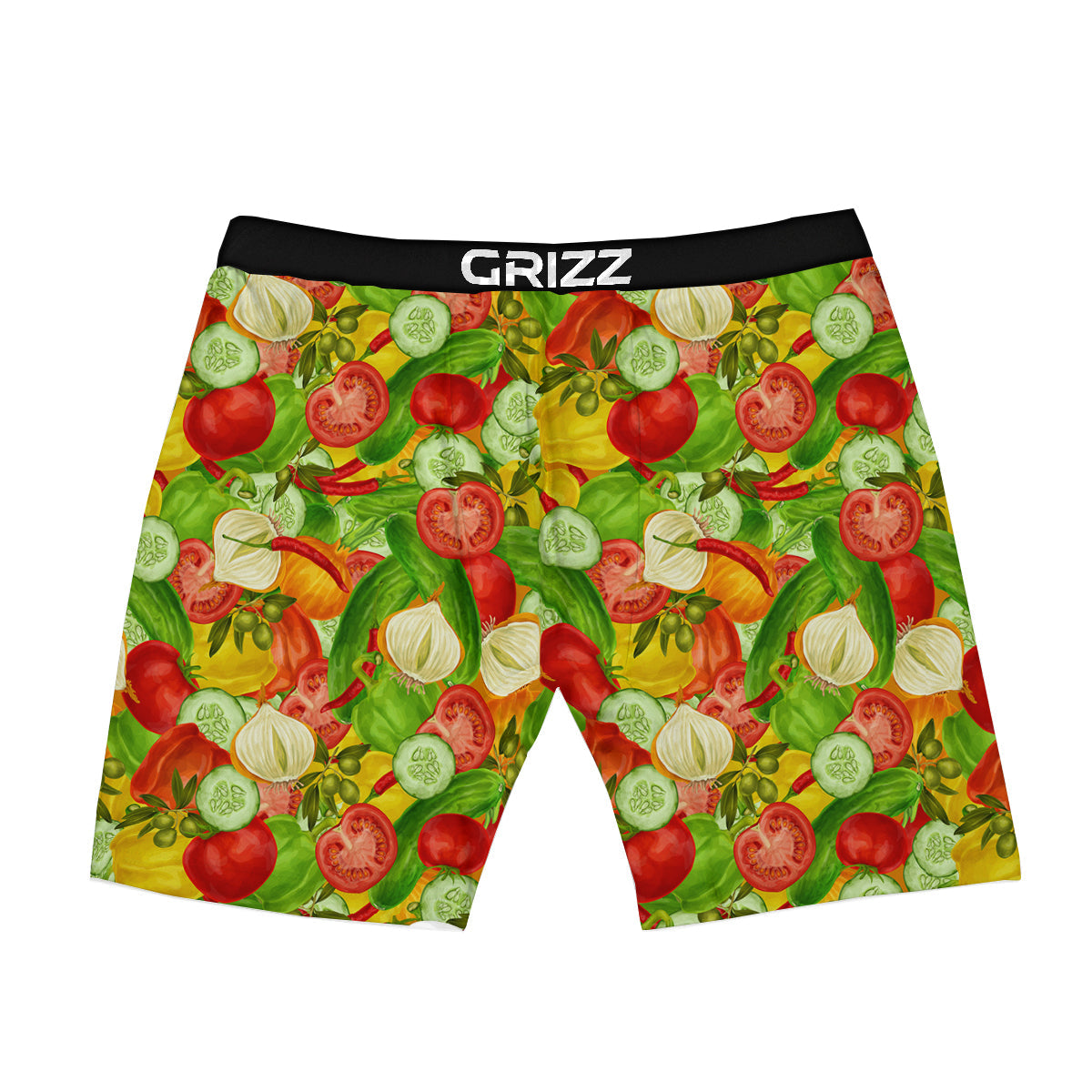 Pattern Vegan Print Pattern Boxer Briefs-grizzshop