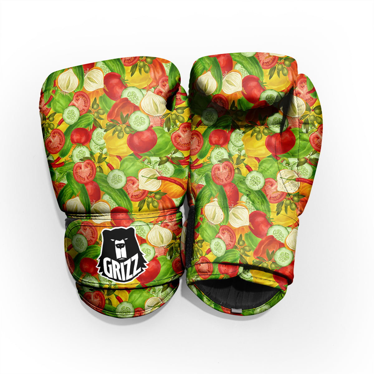 Pattern Vegan Print Pattern Sparring Gloves-grizzshop