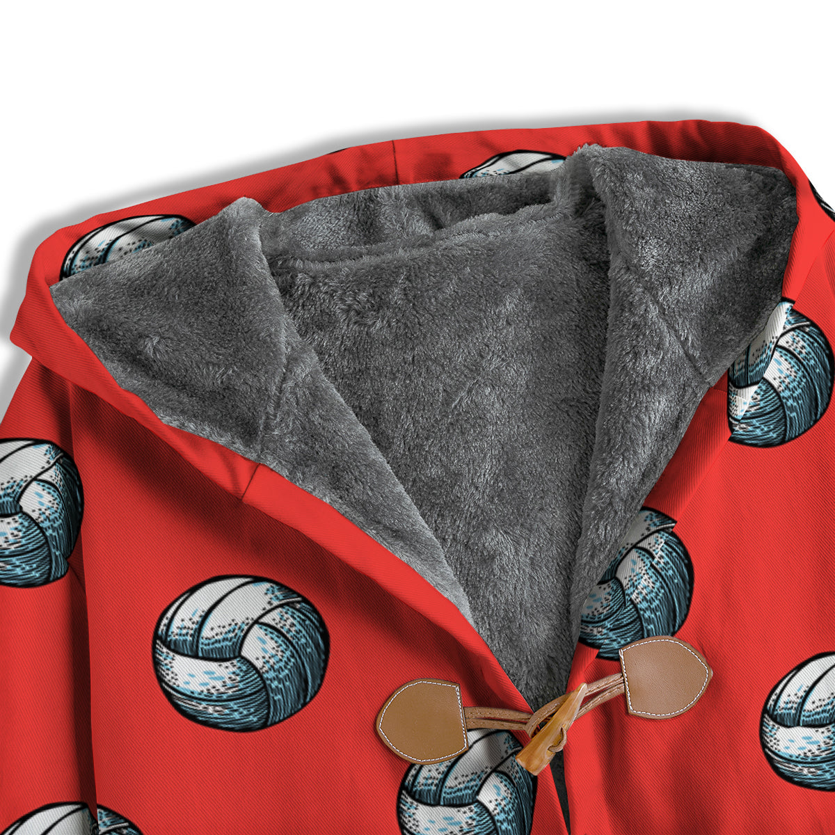Pattern Volleyball Print Pattern Men's Windbreaker Jacket-grizzshop