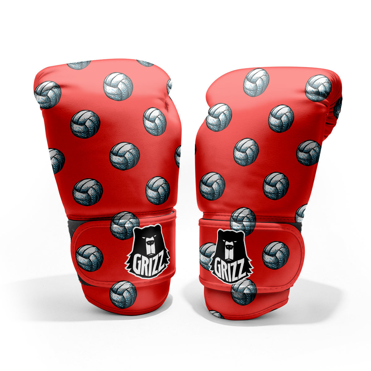 Pattern Volleyball Print Pattern Sparring Gloves-grizzshop