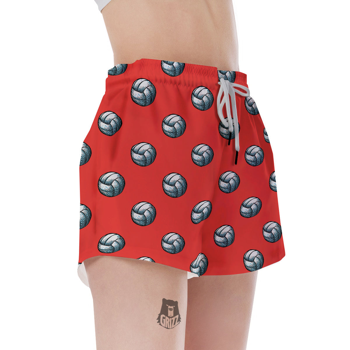 Pattern Volleyball Print Pattern Women's Shorts-grizzshop