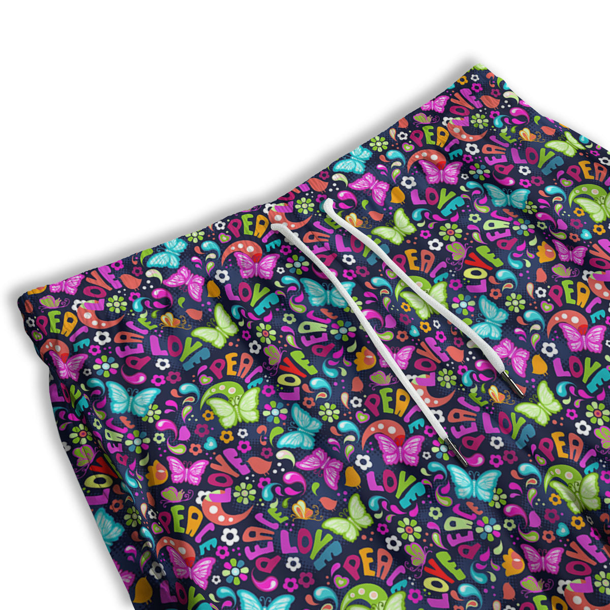Playing Card King Of Clubs Print Men's Athletic Shorts
