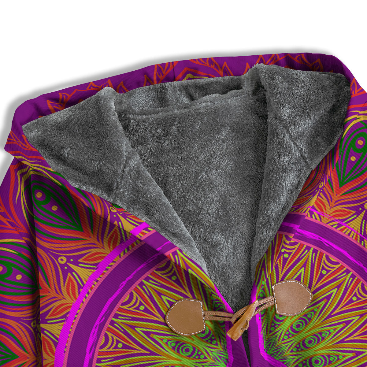 Peace Sign Psychedelic Hippie Print Men's Windbreaker Jacket-grizzshop