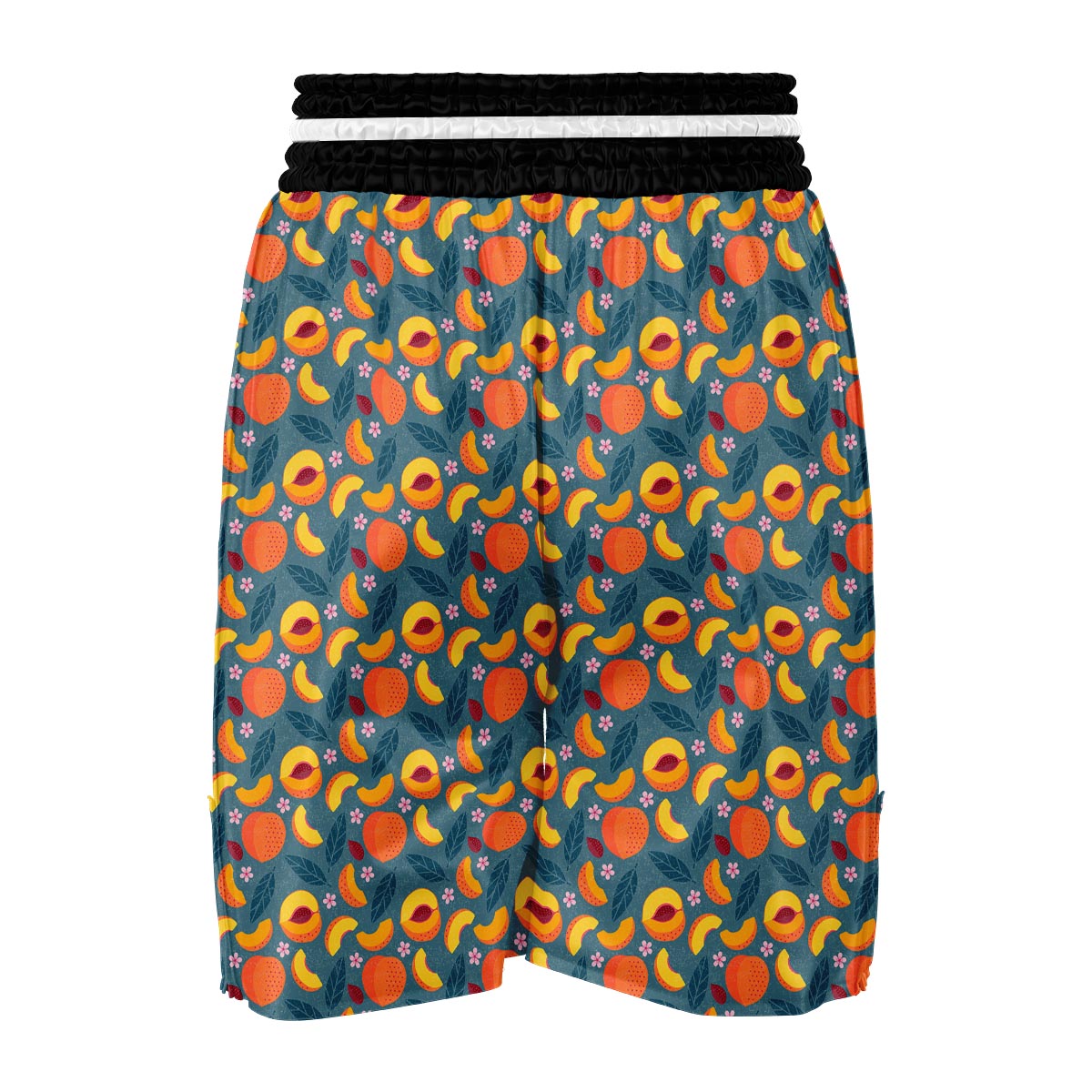 Peach Print Pattern Boxing Shorts-grizzshop