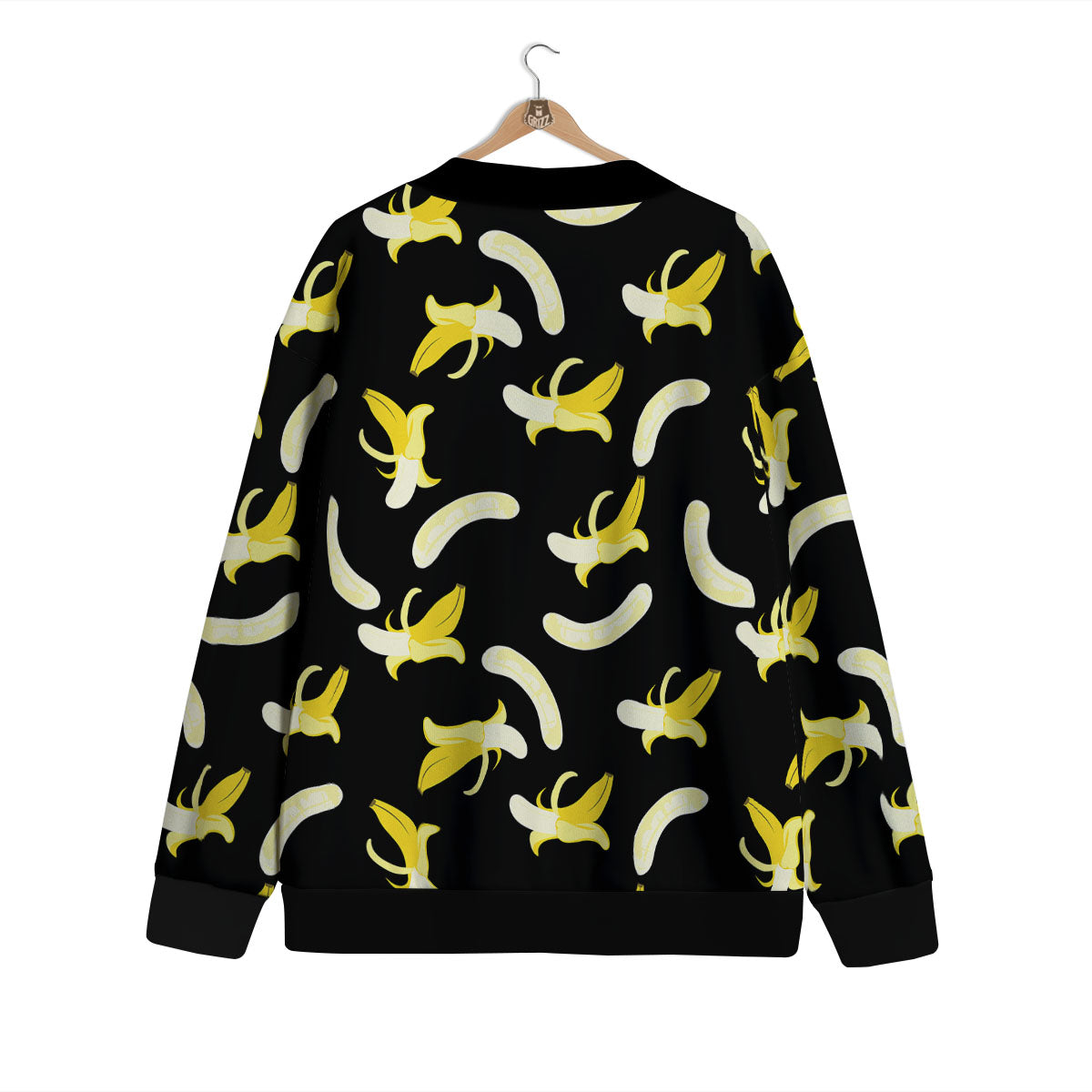 Peeled Banana Print Pattern Cardigan-grizzshop