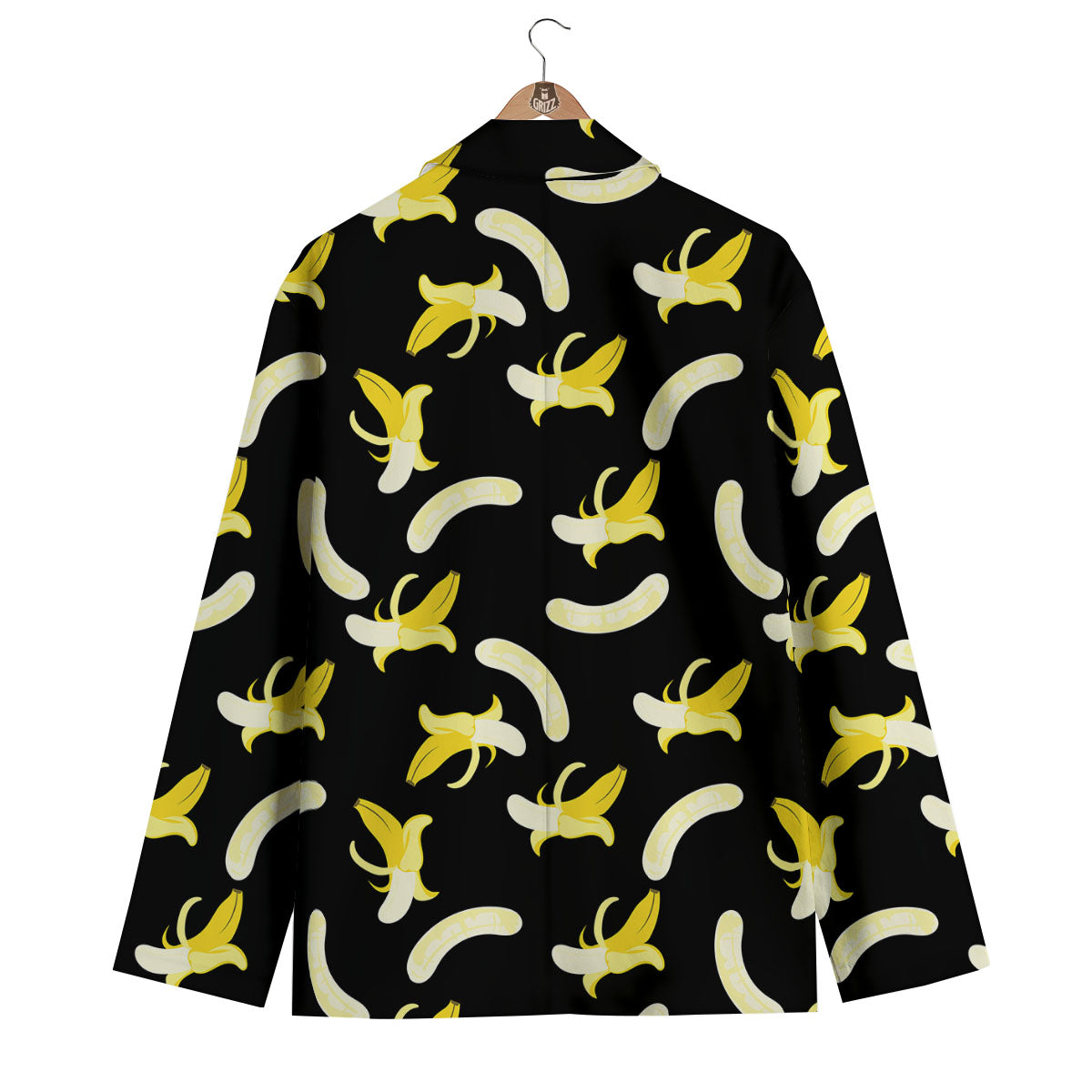 Peeled Banana Print Pattern Men's Blazer-grizzshop