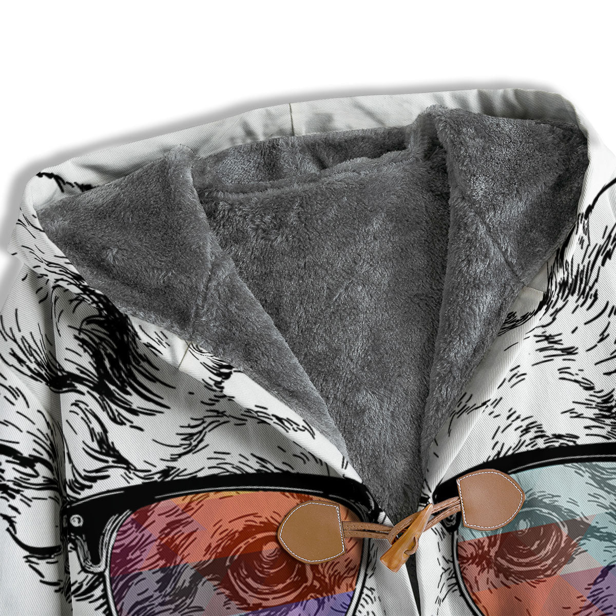 Pembroke Welsh Corgi Hipster Print Men's Windbreaker Jacket-grizzshop