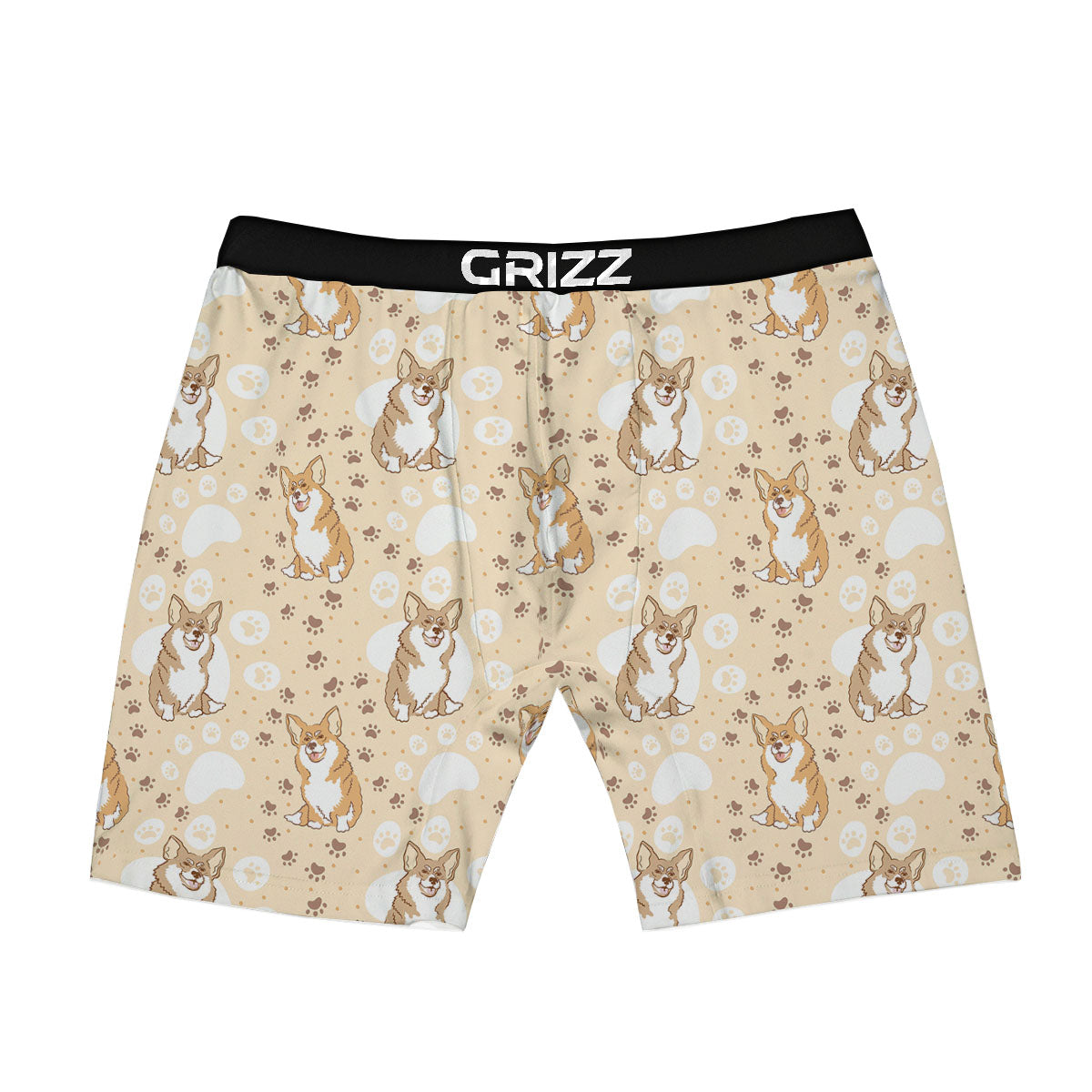 Pembroke Welsh Corgi Print Pattern Boxer Briefs-grizzshop