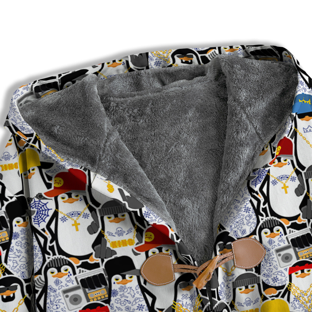 Penguin Criminal Print Pattern Men's Windbreaker Jacket-grizzshop