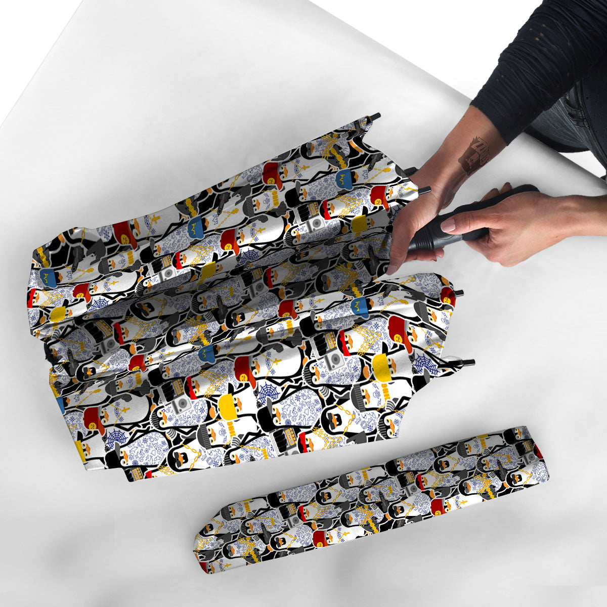 Penguin Criminal Print Pattern Umbrella-grizzshop
