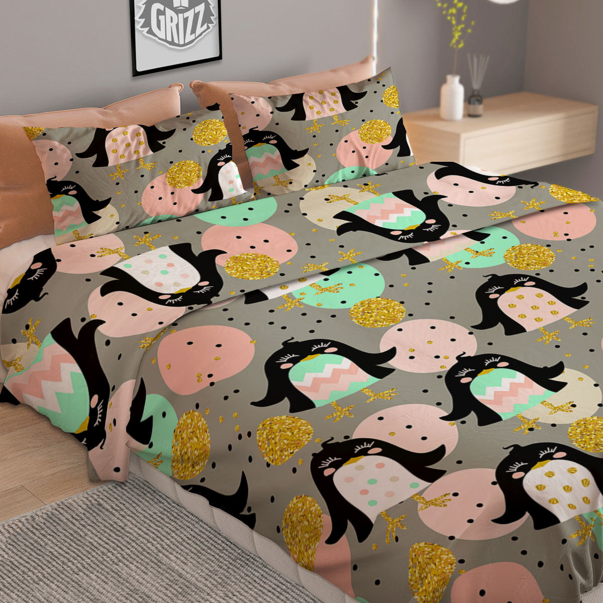 Paramedic Symbol The Star Of Life Print Duvet Cover Bedding Set