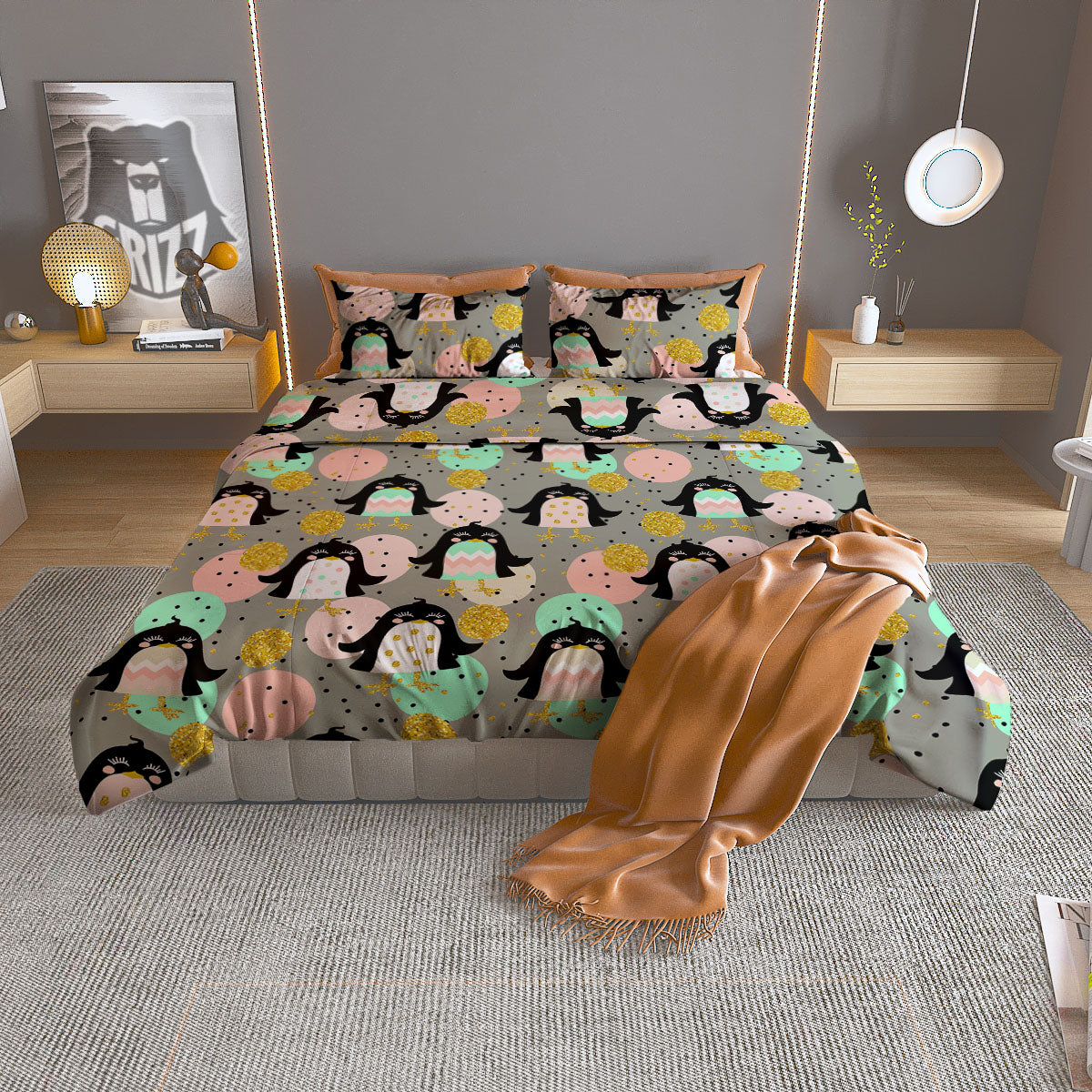 Paramedic Symbol The Star Of Life Print Duvet Cover Bedding Set