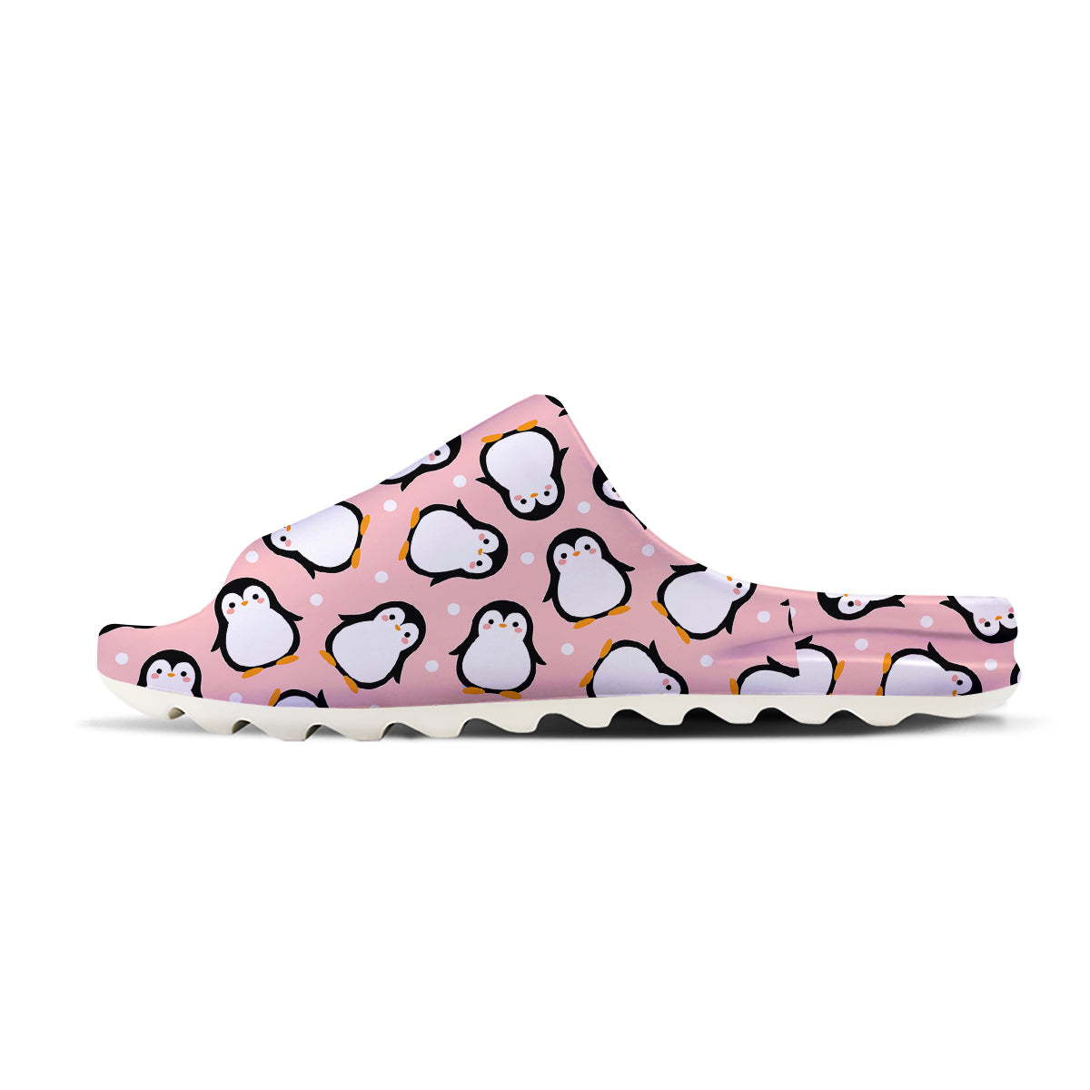 Penguin Xmas Print Pattern Sandals-grizzshop