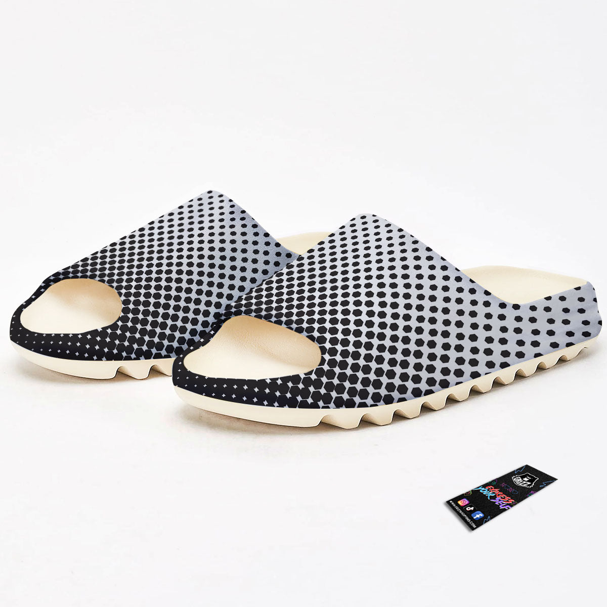 Pentagon Halftone Print Sandals-grizzshop