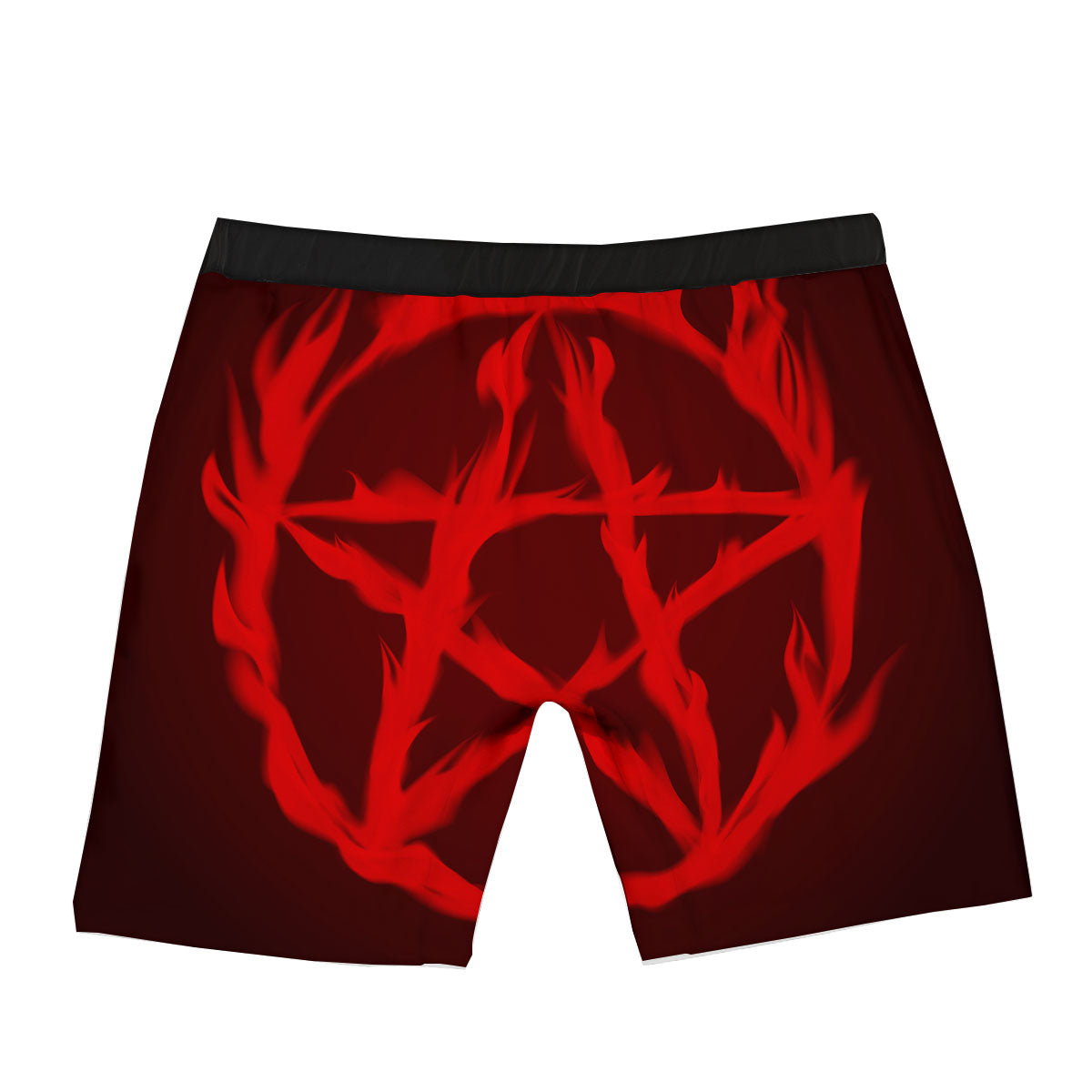 Pentagram Fiery Reversed Print Boxer Briefs-grizzshop