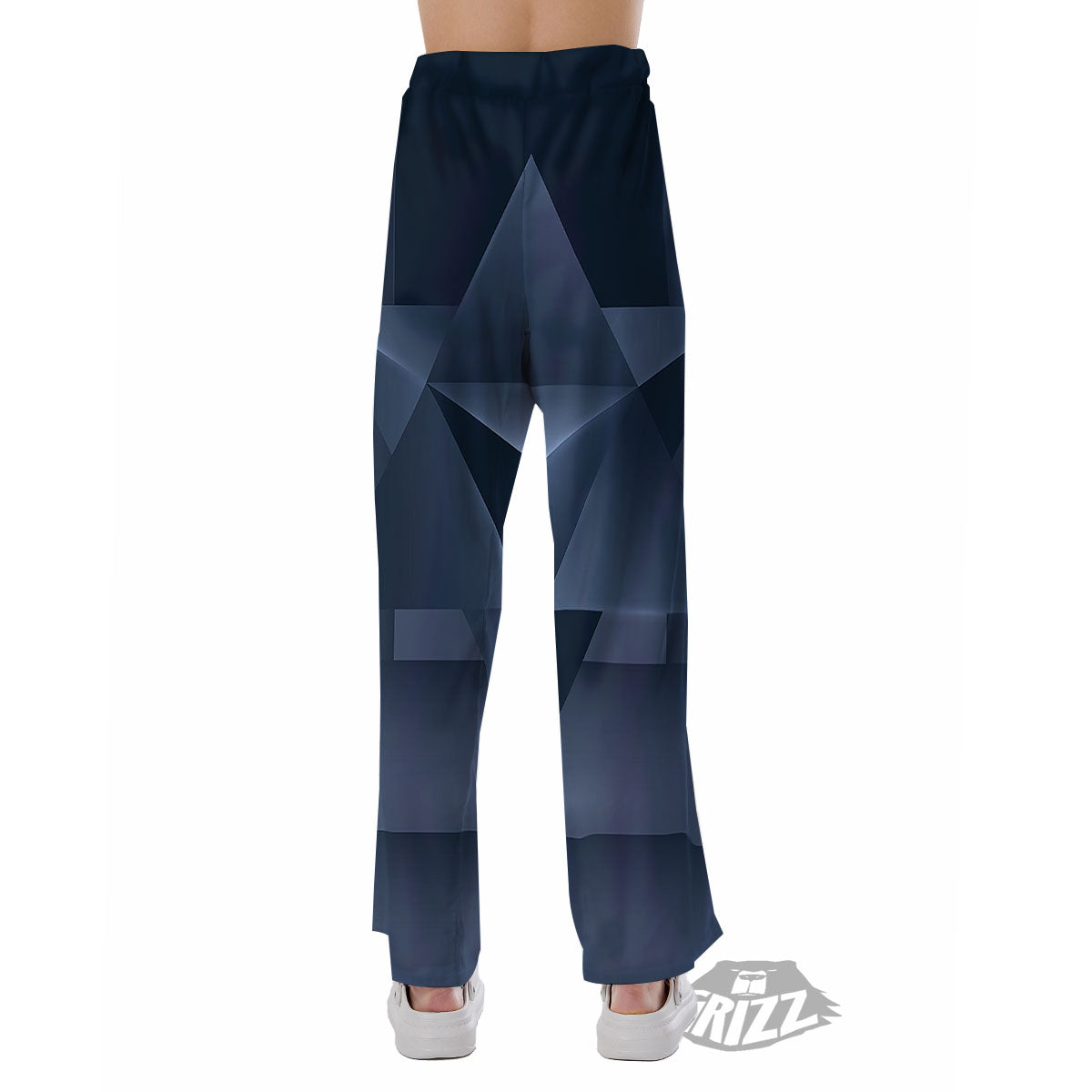 Pentagram Geometric Inverted Print Pajama Pants-grizzshop