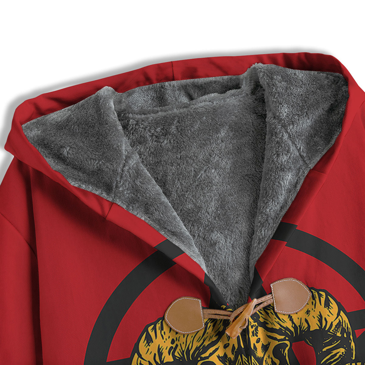 Pentagram Goat Skull Print Men's Windbreaker Jacket-grizzshop