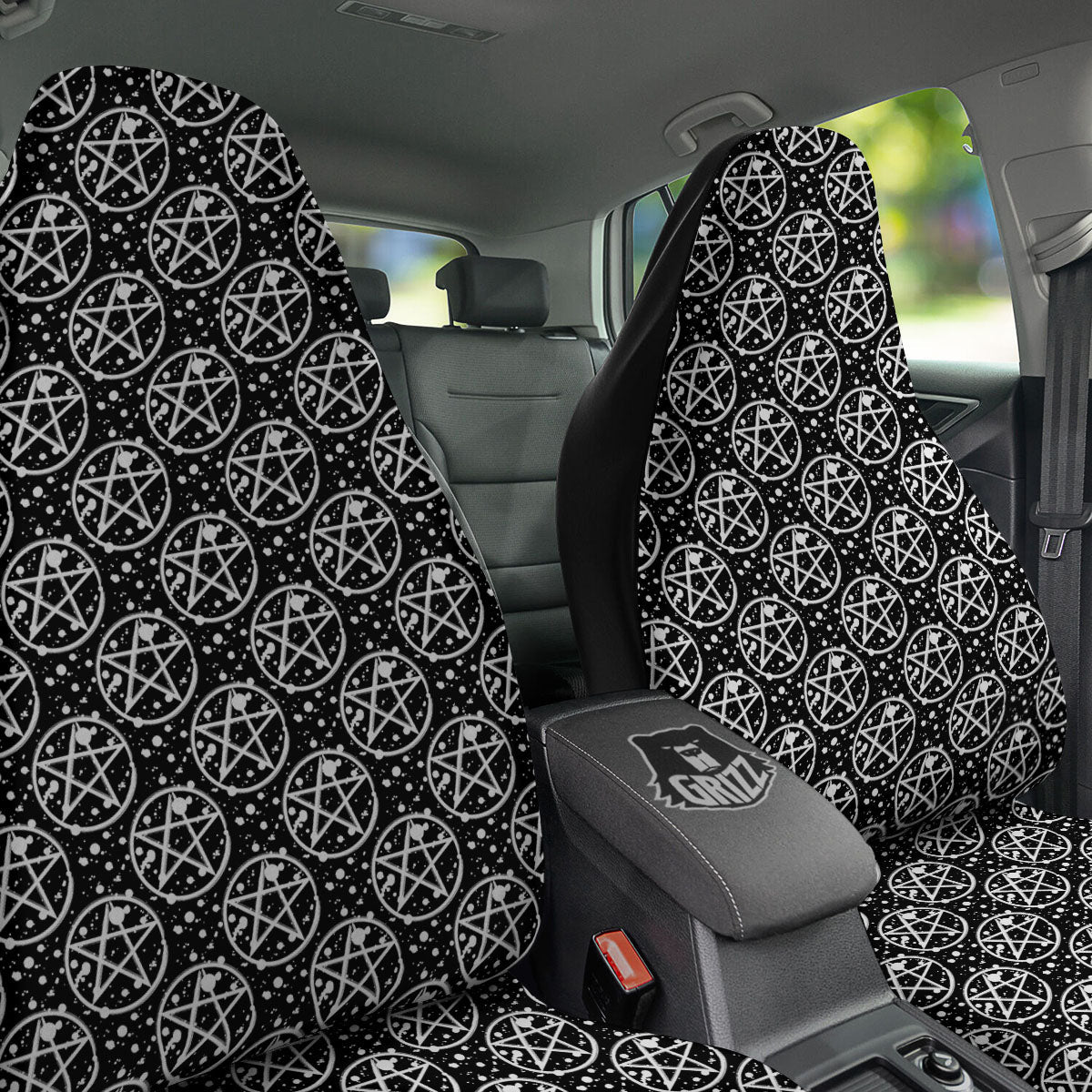 Pentagram Pentagram Magic Pattern Car Seat Covers-grizzshop