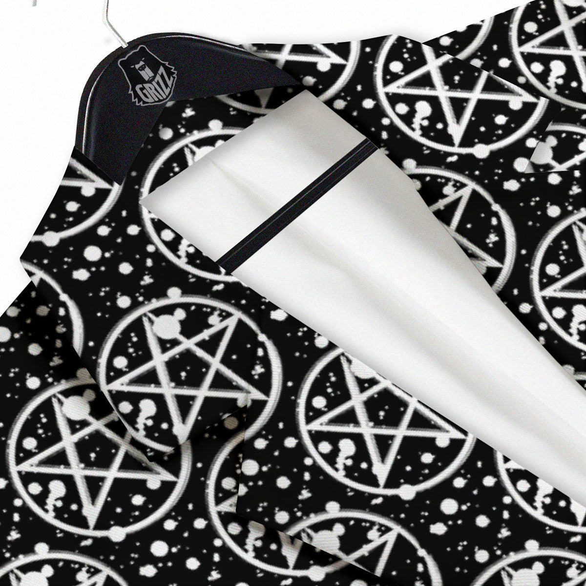 Pentagram Pentagram Magic Pattern Men's Sport Coat-grizzshop