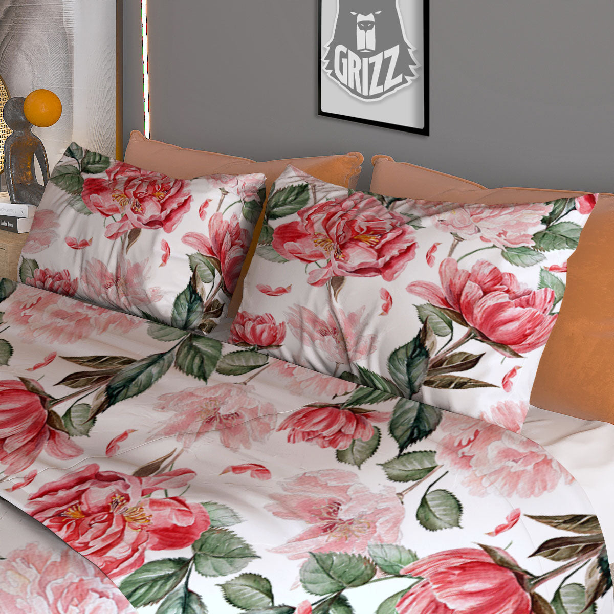 Parrot Watercolor Print Pattern Duvet Cover Bedding Set